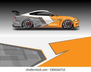 Wrap car racing designs vector . Racing Background designs