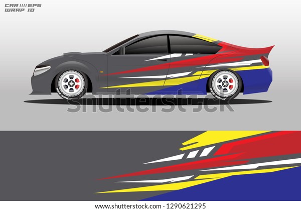 Wrap car racing\
designs vector . Used all type car truck and cargo van decal .\
Background designs for cars\
.
