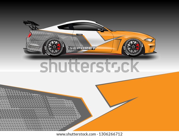 Wrap car racing designs vector . Racing\
Background designs
