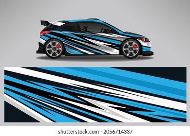 Ajustar el diseño del vector del coche. Diseño gráfico de fondo de carreras de línea abstracta para vehículos, autos de carreras, rally, camuflaje de rivalidad de aventura.
