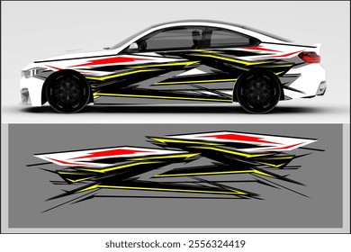 wrap car, vector wrap car design with unique line patterns and elegant colors. suitable for your wrap car design