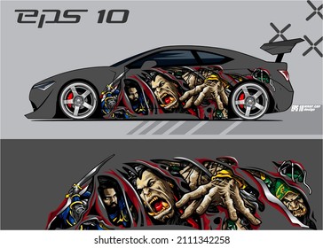 wrap cars gray vector design luxury 