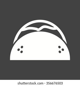 Wrap, chicken, sandwich icon vector image.Can also be used for food iconset. Suitable for mobile apps, web apps and print media. 