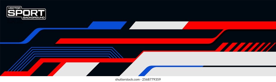 Wrap Design for Car. Sport stripes in cyberpunk style, racing vehicle stickers. Racing livery for tuning