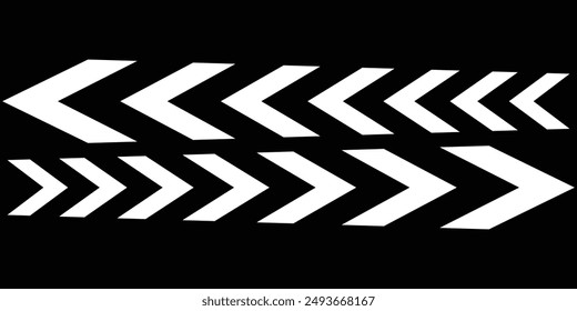 Wrap Design For Car vectors. Sports stripes, car stickers black color vector ilustration modern. grunge