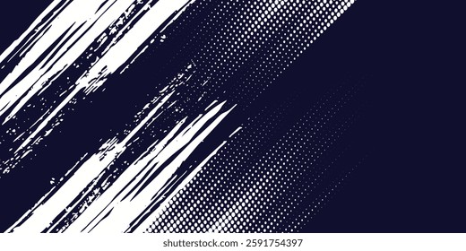 Wrap Design For Car vectors. Sports stripes, car stickers black color modern grunge halftone