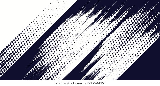 Wrap Design For Car vectors. Sports stripes, car stickers black color modern grunge halftone