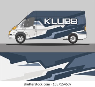wrap design for company car and services