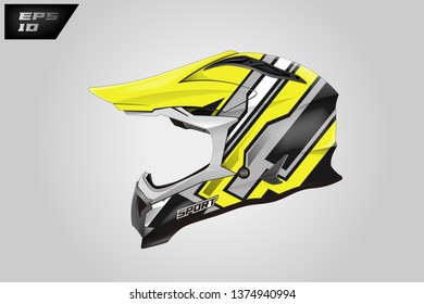 Wrap helmet designs vector . 
