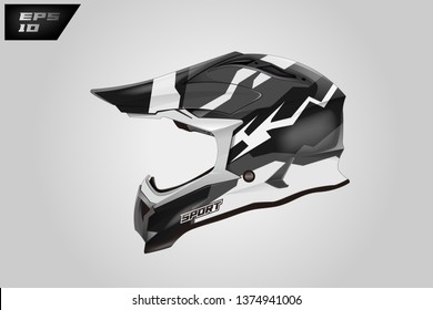 Wrap helmet designs vector . 
