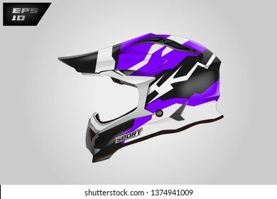 Wrap helmet designs vector . 