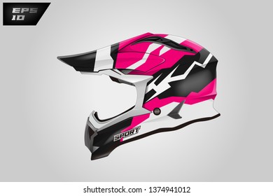 Wrap helmet designs vector . 