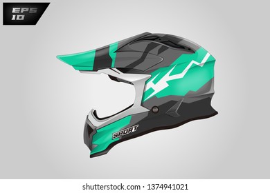 Wrap helmet designs vector . 