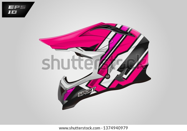 Wrap helmet designs vector .\
