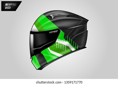 Wrap helmet vector designs .