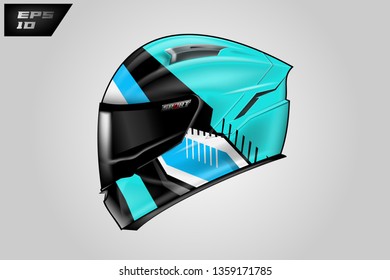 Wrap helmet vector designs .