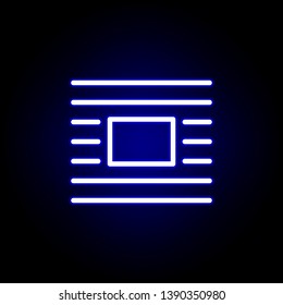 Wrap icon in neon style. Can be used for web, logo, mobile app, UI, UX