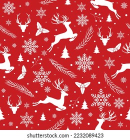 Wrap paper. Merry christmas pattern