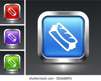 Wrap Sandwich on Blue Square Button