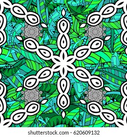 For wrap, wallpapers, backgrounds and scrapbooks. For Merry Christmas, Happy New Year products. Seamless pattern with vector on a background.