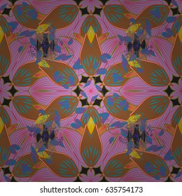 For wrap, wallpapers, backgrounds and scrapbooks. For Merry Christmas, Happy New Year products. Seamless pattern with vector on a gray background.