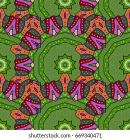 For wrap, wallpapers, backgrounds and scrapbooks. For Merry Christmas, Happy New Year products. Seamless pattern with vector on a white background.