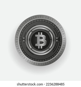 Moneda de moneda de plata de Bitcoin WBTC