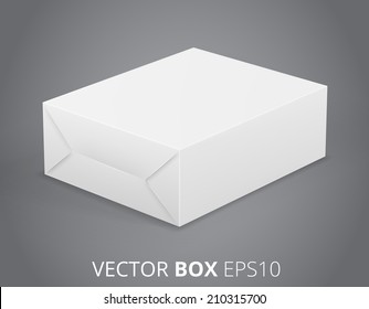 Wrapped box. Vector illustration