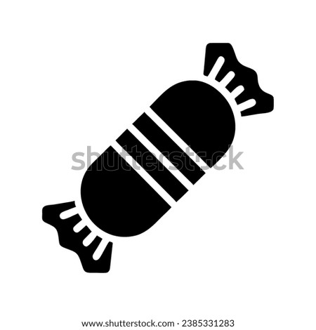 wrapped candy icon vector isolated