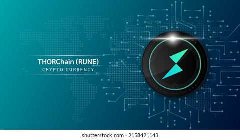 Wrapped coin cryptocurrency token symbol. Crypto currency with stock market investment trading. Coin icon on dark background. Economic trends finance concept. 3D Vector illustration.