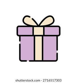 Una caja de regalo envuelta con un lazo que representa regalos de recompensas y regalos especiales.