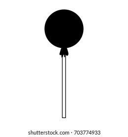 wrapped lollipop candy icon image 