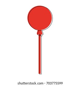wrapped lollipop candy icon image 