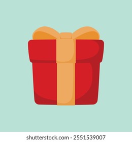 Wrapped presents flat vector illustration. Gift boxes decorated with ribbons isolated on white background. Wrapped festive birthday package . Traditional holiday celebration symbol.