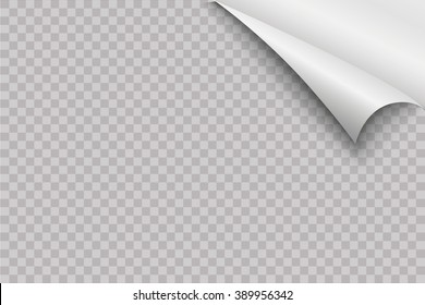 wrapped a sheet of paper with a transparent background