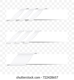 Wrapped White Banners