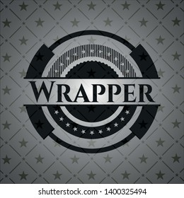 Wrapper black emblem. Vintage. Vector Illustration. Detailed.
