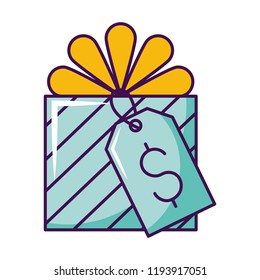 wrapper gift box tag price shopping