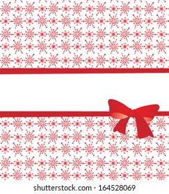 Invólucro com floco de neve vermelho