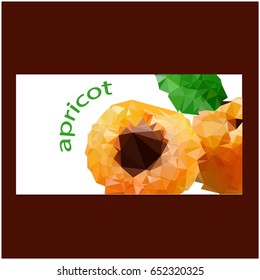 Wrapping of apricot  