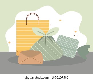 wrapping bag envelope gift paper