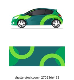 wrapping car decal circle circular design