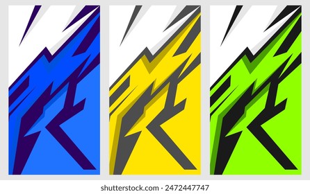 wrapping car decal wavy design vector