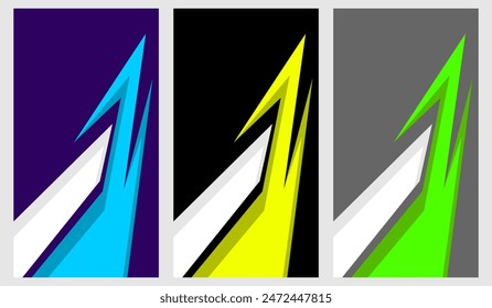 wrapping car decal wavy design vector