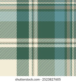 Wrapping fabric seamless plaid, november background texture check. Brand vector pattern textile tartan in mint and light colors palette.