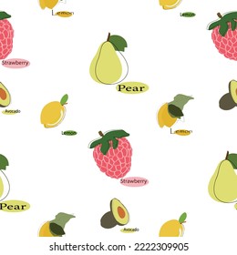 Wrapping  fruits  paper for packaging design.