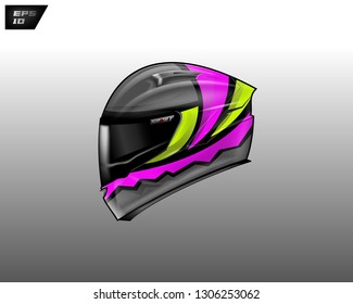 Wrapping Helmet design vector 
