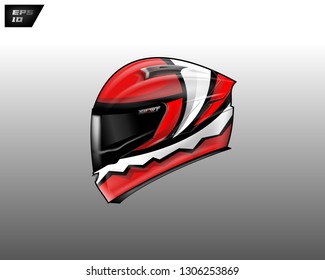 Wrapping Helmet design vector 