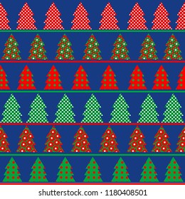 Wrapping paper for Christmas seamless background
