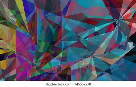 Wrapping paper - Christmas-Background geometry, triangle, angle, overlap, dimension, beautiful colors, Light and shadow vector illustration